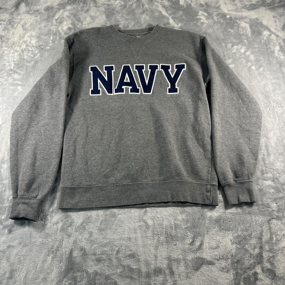 Grey vintage 90s crewneck sweatshirt‎